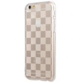Avatti Mela TPU Clear cover iPhone 6/6S Chess