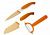 Granchio Набор ножей (3 предметов), оранжевый 88685