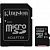 KINGSTON 128 GB microSDXC Class 10 UHS-I + SD Adapter (SDC10G2/128GB)