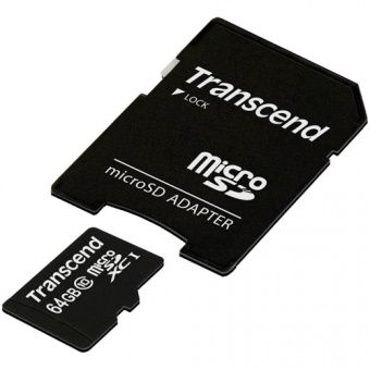 Transcend 64 Gb microSDXC Class 10 (TS64GUSDXC10)