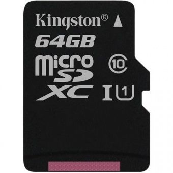 KINGSTON 64 GB microSDXC Class 10 UHS-I (SDC10G2/64GBSP)