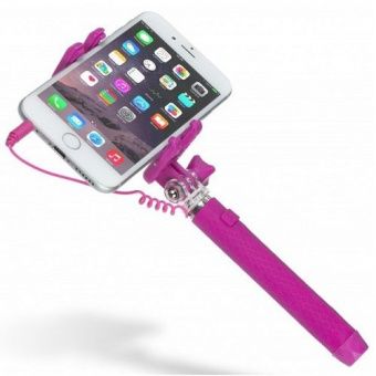 Kit Pocket Wired Selfie with Mirror pink (KVPKSSWPI)