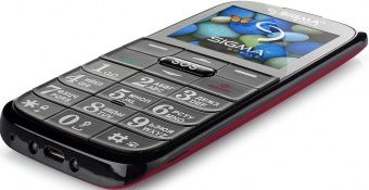 Sigma mobile Comfort 50 Slim (Black-Red)
