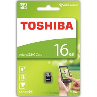 Toshiba 16 GB microSDHC class 4 (THN-M102K0160M4)