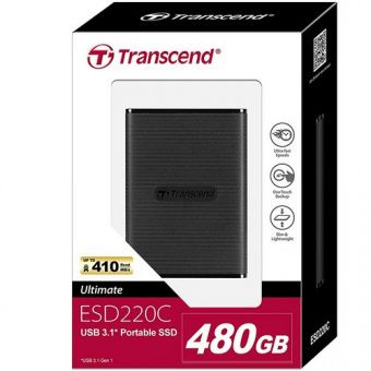 Transcend USB 480GB ESD220C TLC (TS480GESD220C)