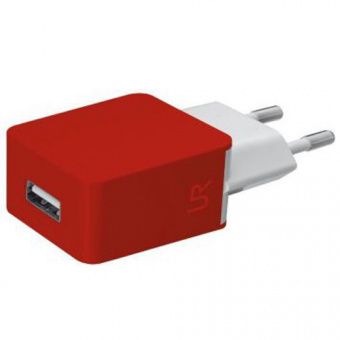 TRUST Urban Revolt Smart Wall Charger, Red (20145)